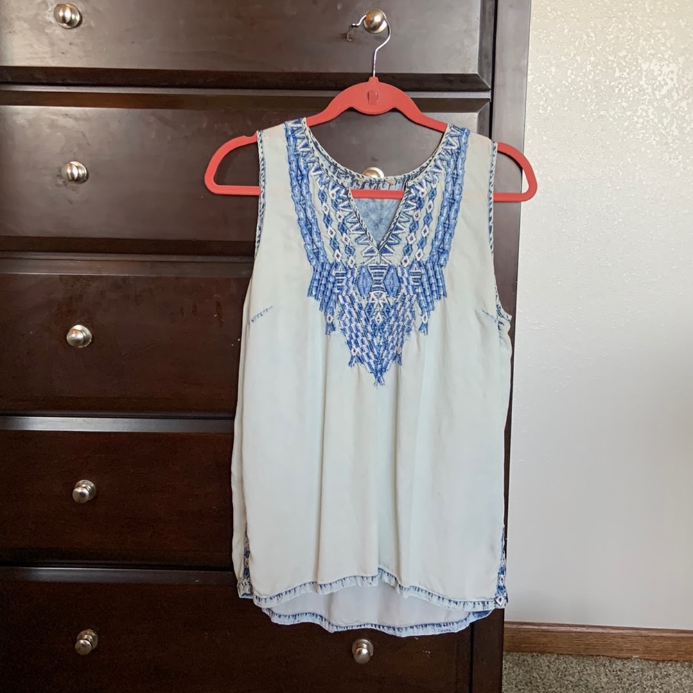 Jean Colored Tank
